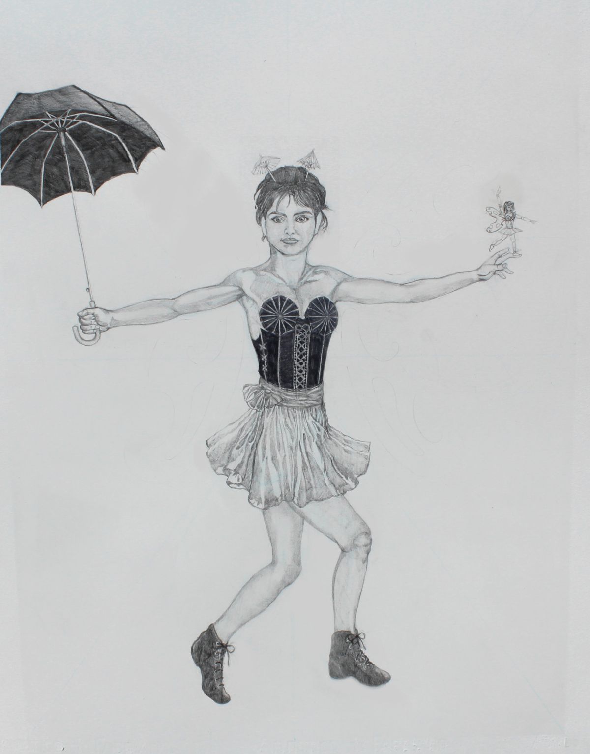 Image 7: Adam Toomey, Untitled, 2020, graphite on hot pressed watercolour paper, 76,5cm x 56cm