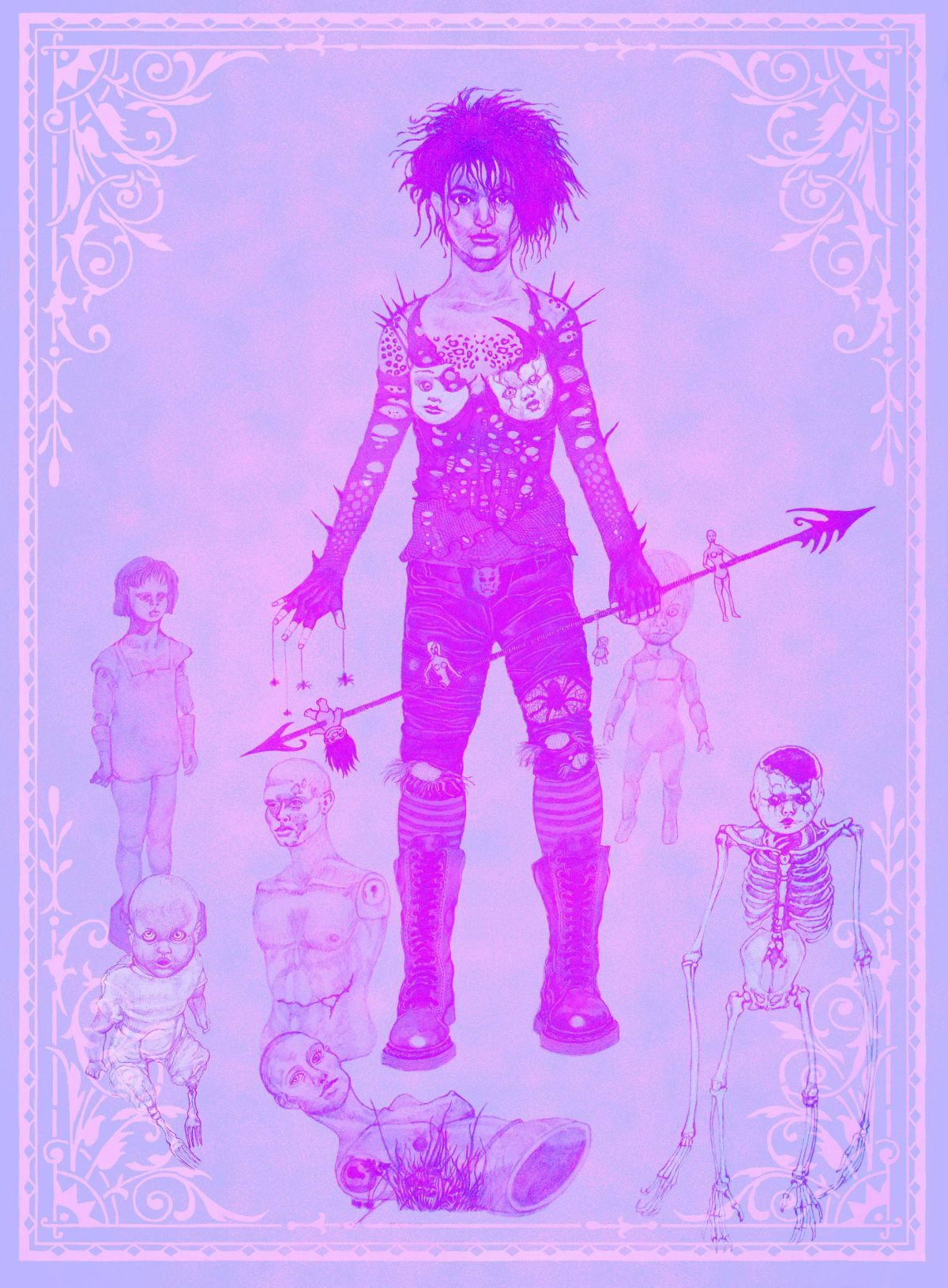 Image 6 : Adam Toomey, Untitled, 2020, graphite on hot pressed watercolour paper/digital media, 76,5cm x 56cm