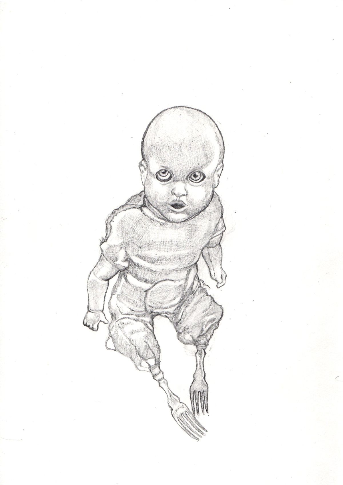 Image 2: Adam Toomey, Untitled, 2020, Graphite on recycled paper, 29,7 x 21 cm