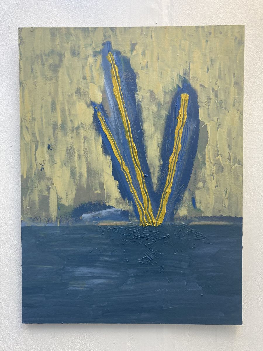 8. Watery Grave, Acrylic on board, 81 x 60.5cm.