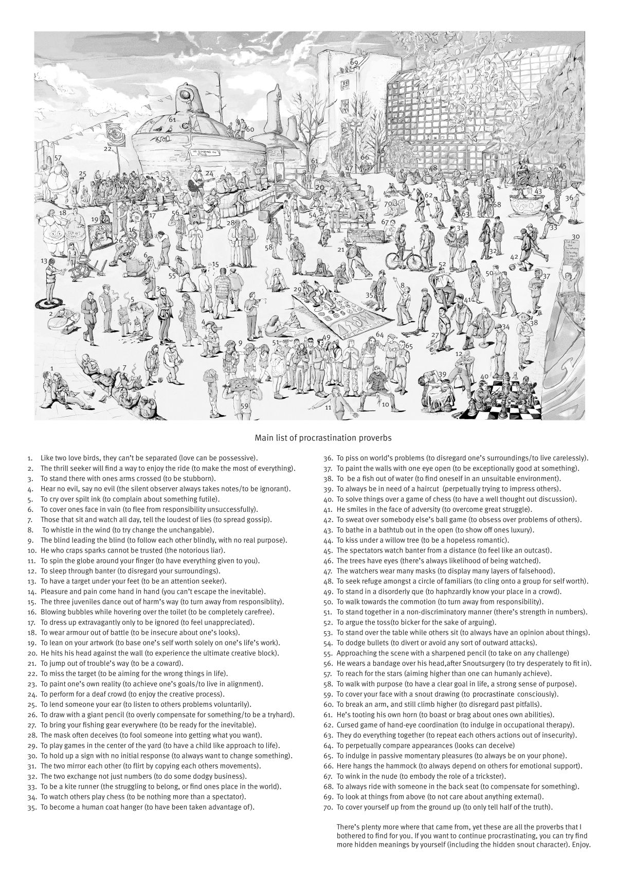 Procrastination Playground Proverbs List