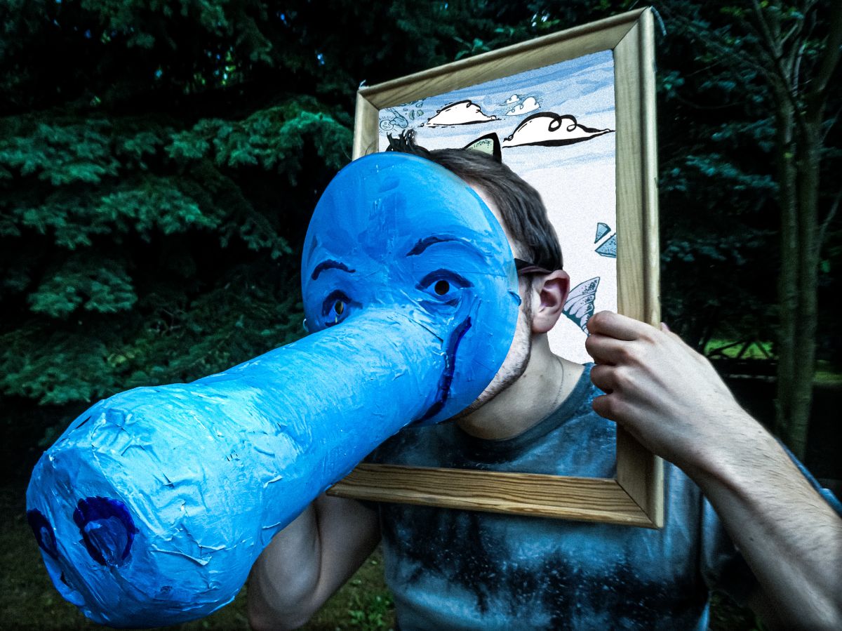 Physical Snout Mask (reframe your perception)