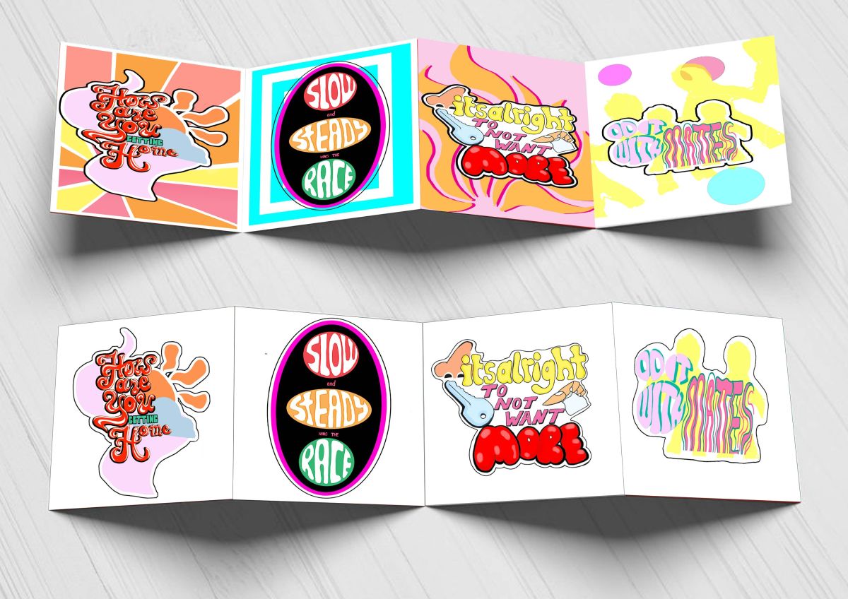 7- Sticker packet and sticker book