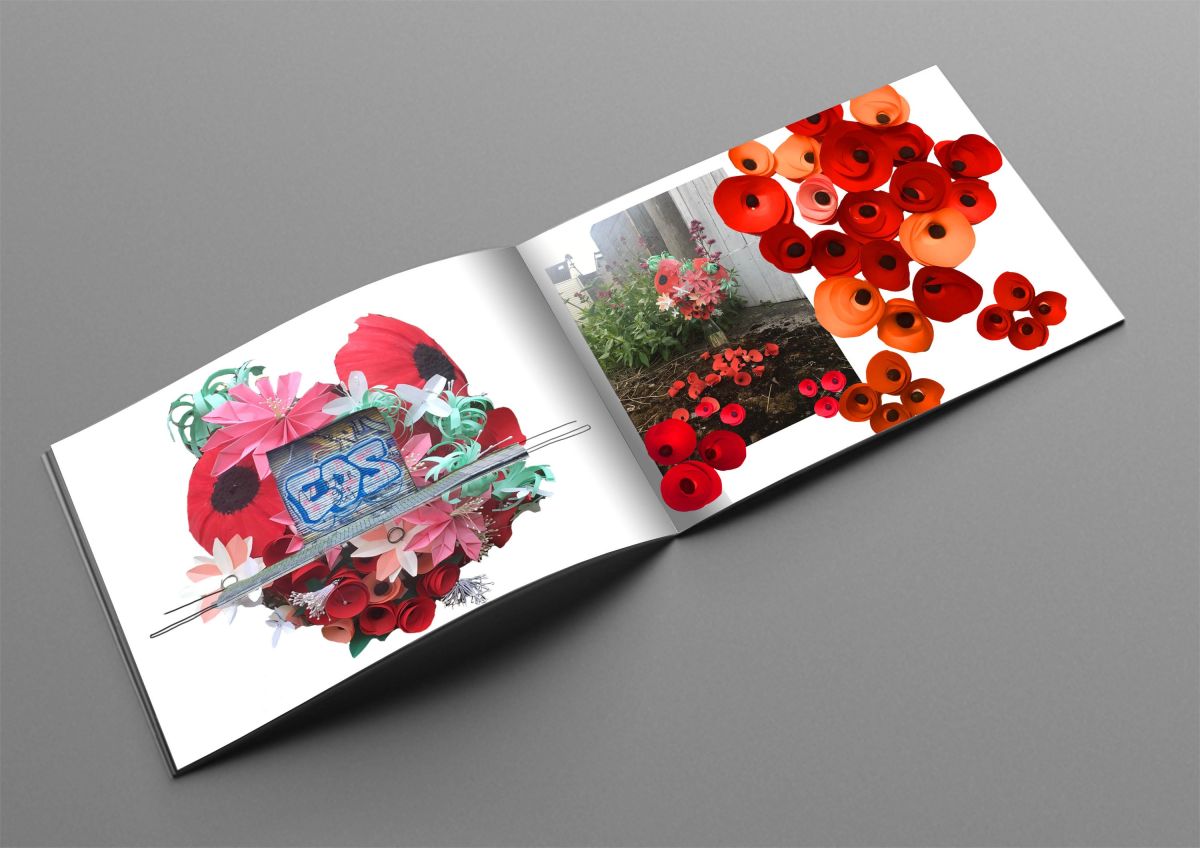 3- Page 5&6 of photo book for Bouquet of flowers