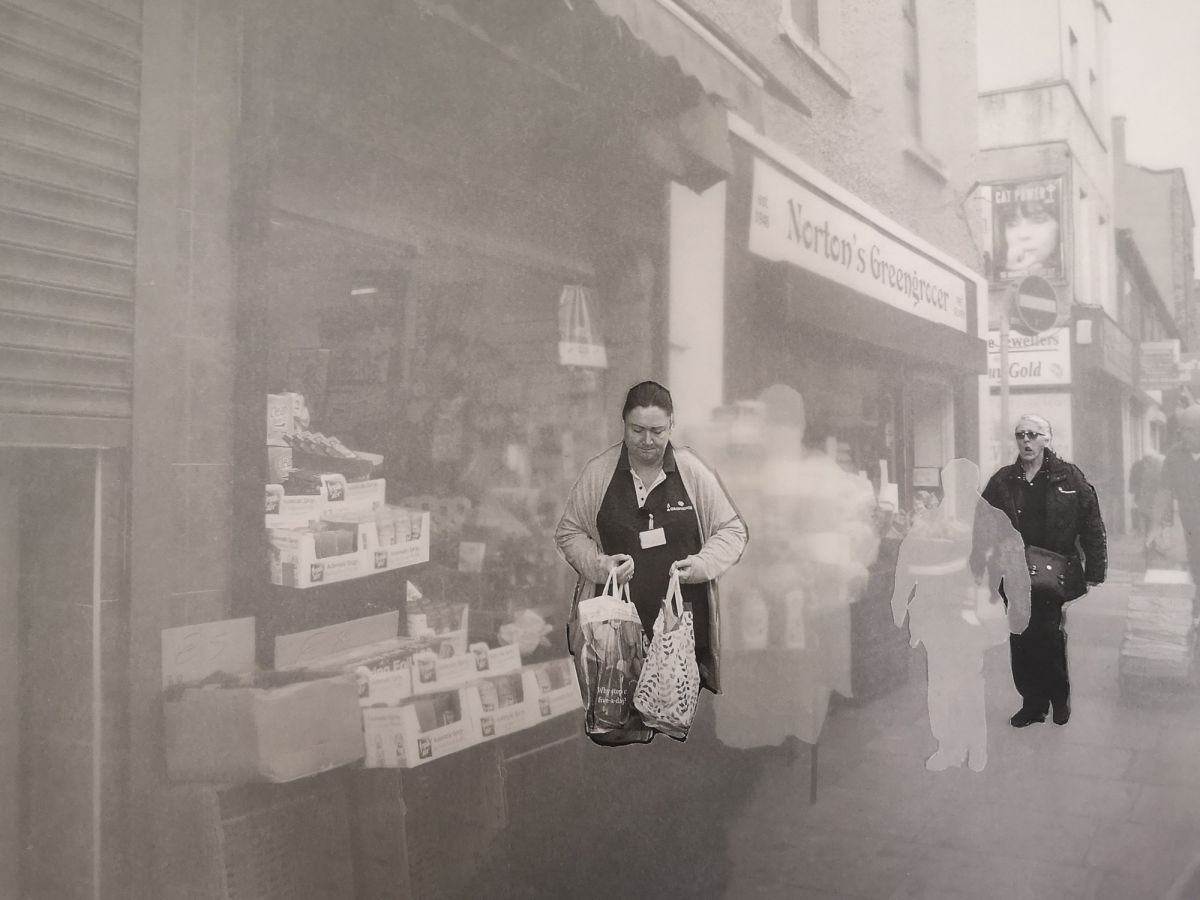 7 - Passing Through, Photographic Print on Tracing Paper, 21 x 29.7 cm