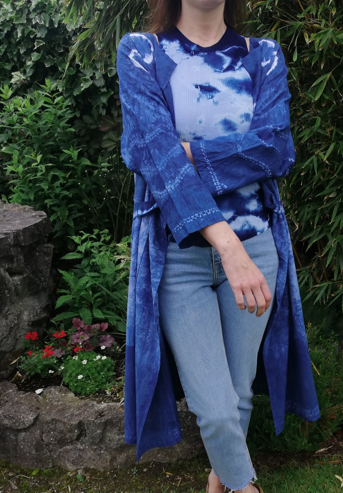 5 - Indigo-Dyed Cotton Workwear Overcoat with Traditional and Contemporary Shibori Patterns/Caoimhe Walsh