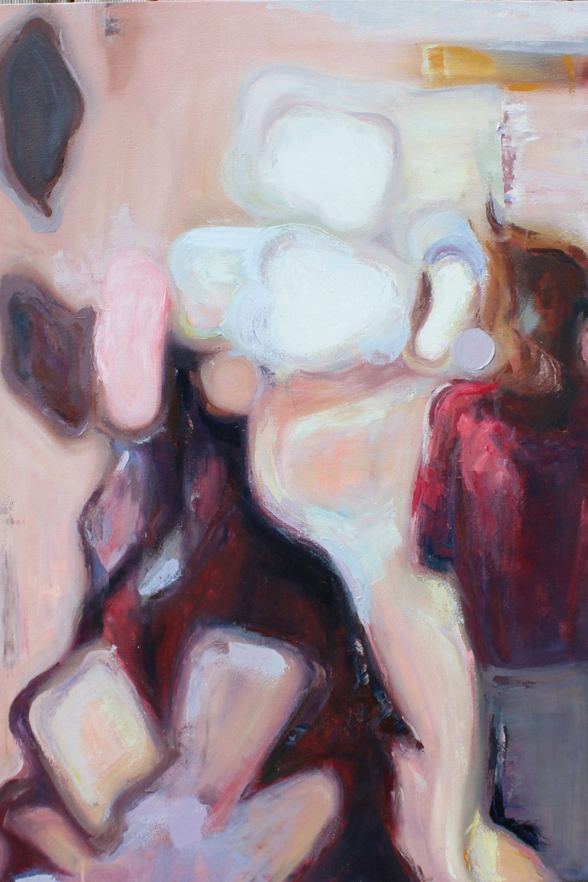 5 - caption for 5th image: Chaos, 70 x 100 cm, Oil on Canvas, 2020. (550 euro)