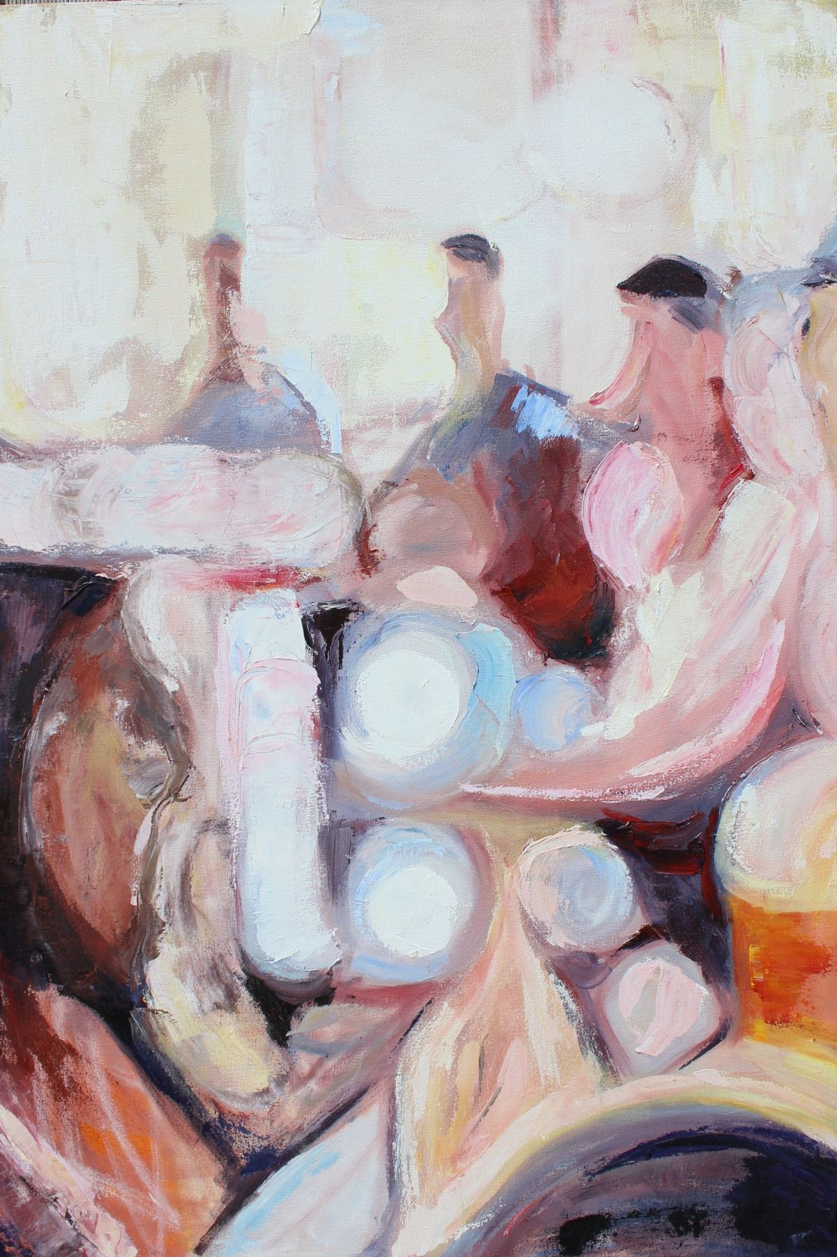6 - caption for 6th image: Reunion, 70 x 100 cm, Oil on Canvas, 2020. (500 euro)