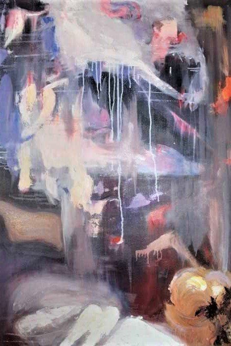 3 - caption for 3rd image: Dazzling, 50 x 70 cm , Oil on Canvas, 2020. (400 euro)