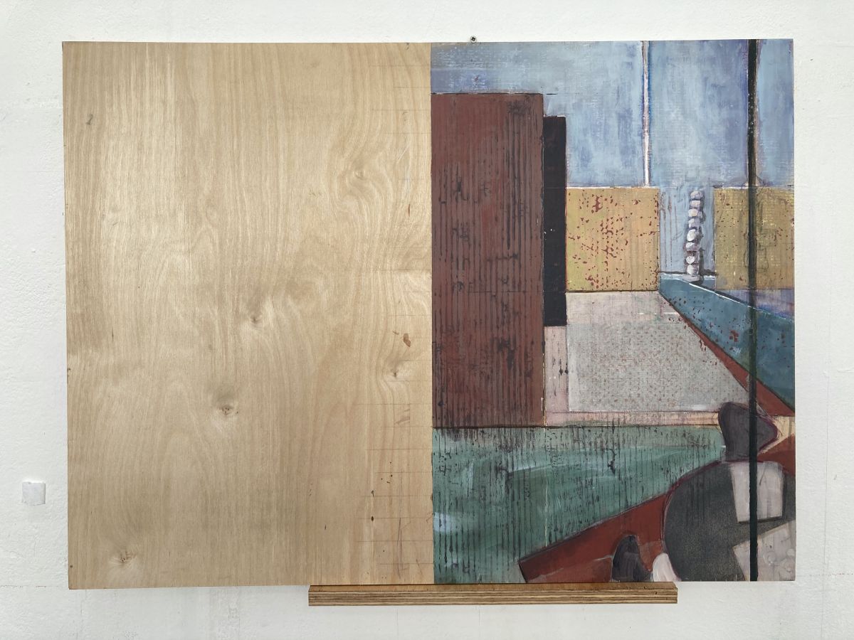 4. 'Call it Home'. Acrylic on Birch Ply. 600mm x 800mm