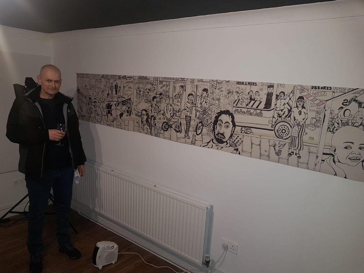 10. Stories from Thomas Street. at Inspire Gallery.. ( 56 x 310 cm)