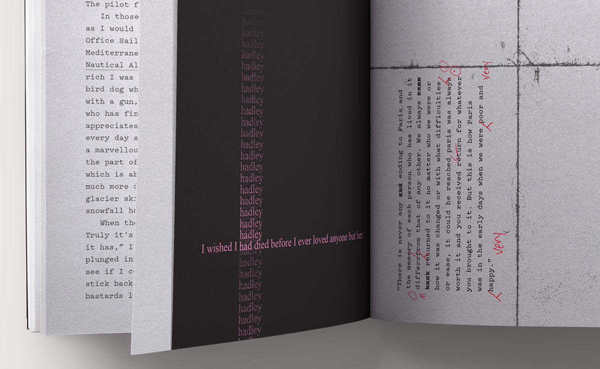 4 - Close up pages from Who's Calling Who a Lost Generation? Excerpts from Hemingway's Paris Years