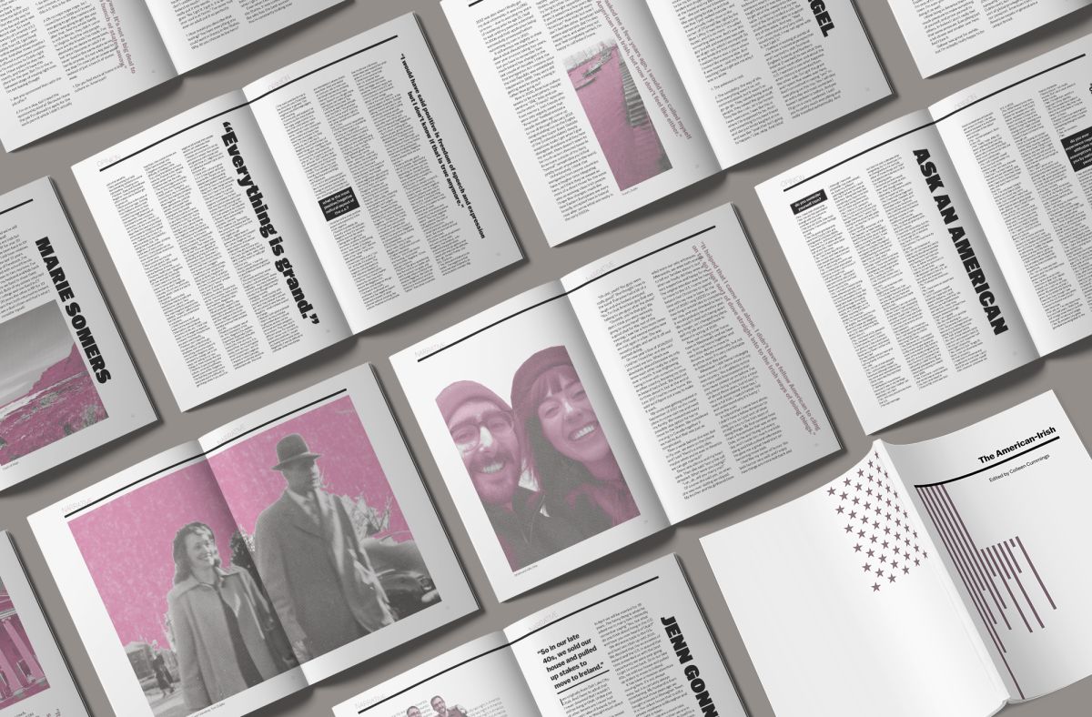5 - Spreads from The American-Irish: A journalistic study on Americans living in Ireland in 2020
