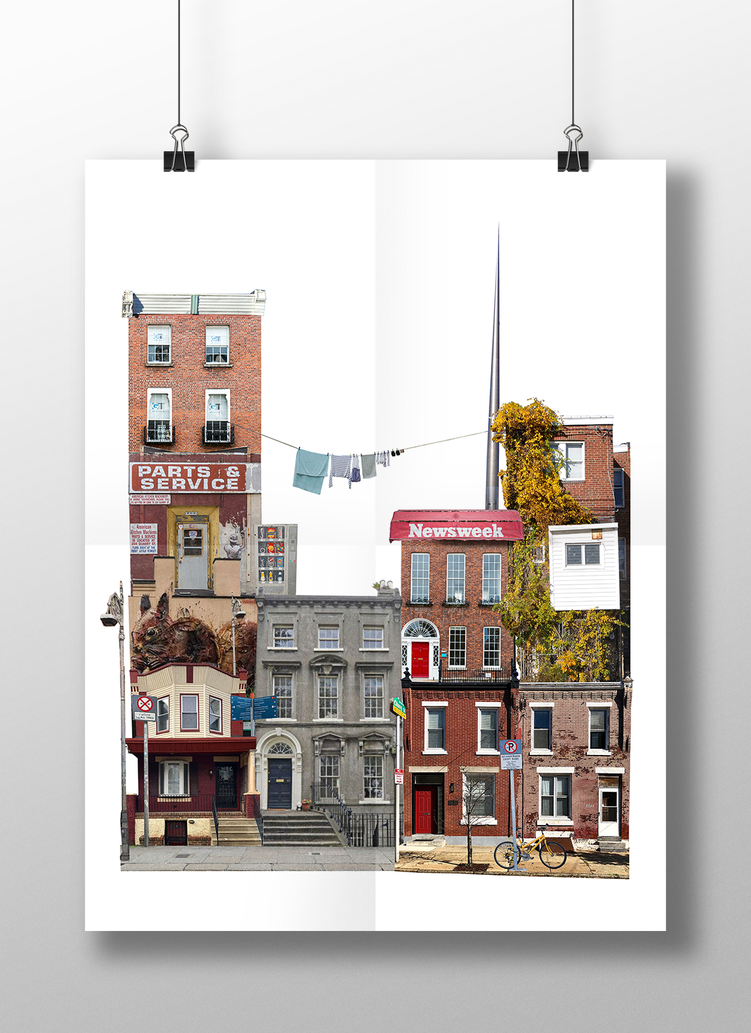 9 - Poster Series, The City : Philadelphia and Dublin
