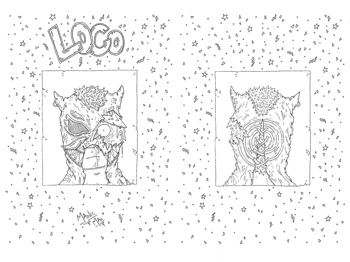 Image 1 - The Graphic Novel, 'Loco' by Cormac Delahunty A.K.A Manic Mac - Front and Back Cover
