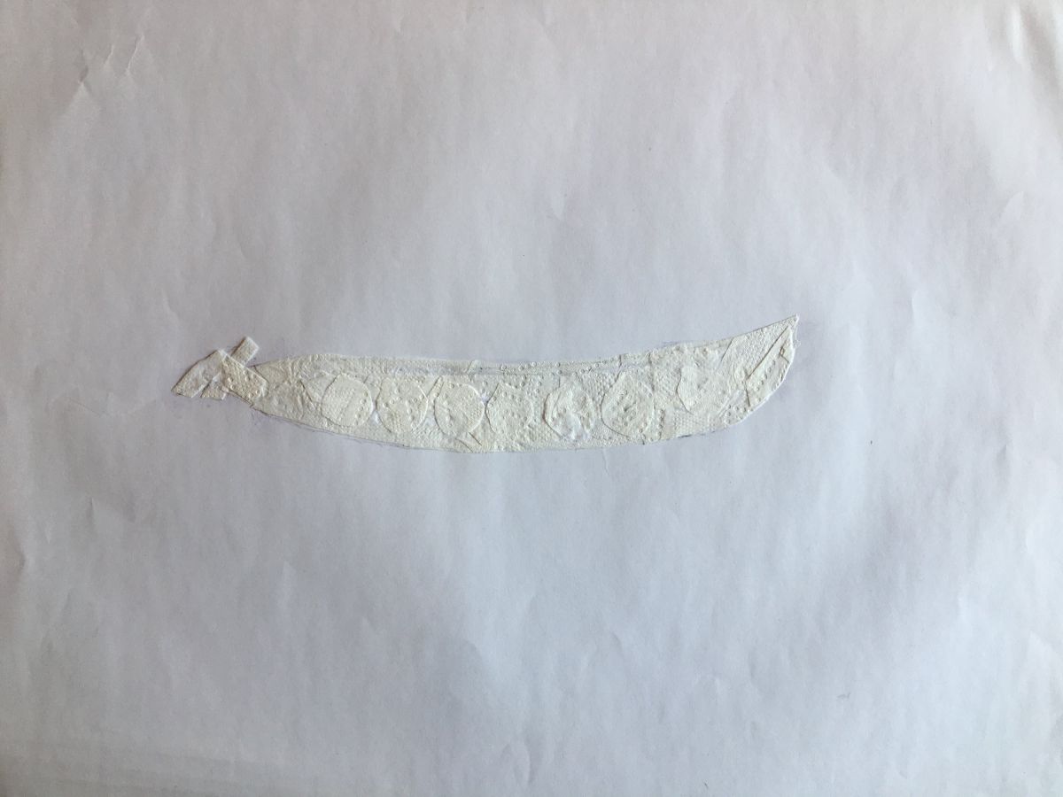 1- Tissue on paper