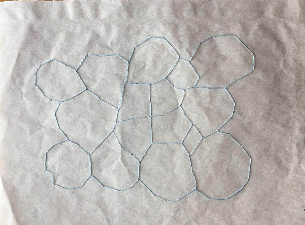 3- Thread with sandwich bag