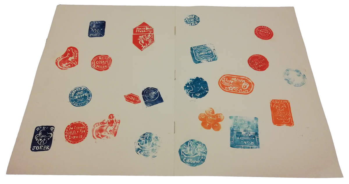 1-Students Stamps in passport book