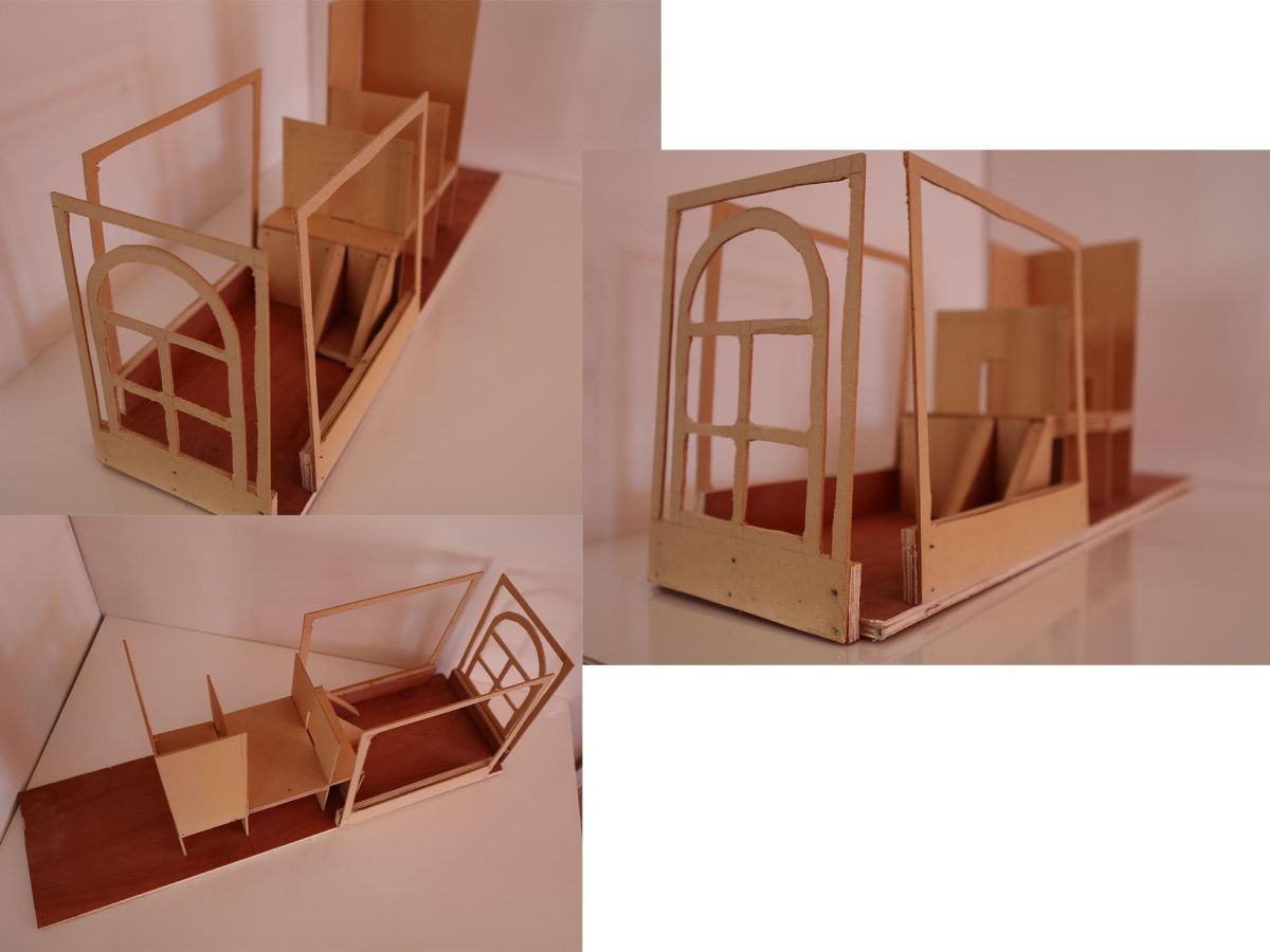 1. THE KEEP MODEL 1 MDF & PLYWOOD BASE 33.5”X13”X9.5” 2020