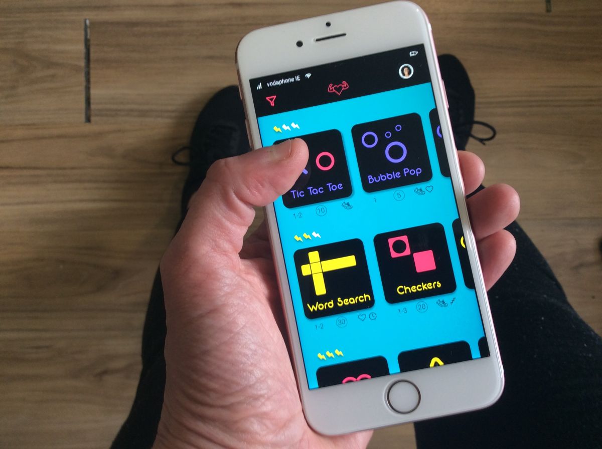 Users can choose from a variety of games designed for different fitness levels and solo or group play with friends.
