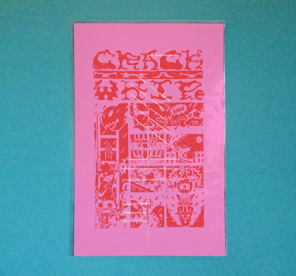 7 - Brut: Crack That Whip (full lino print)