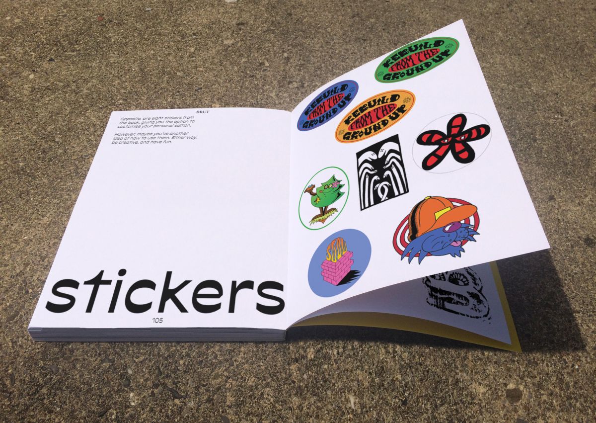 6 - Brut: Outsiders on the Inside (sticker spread)