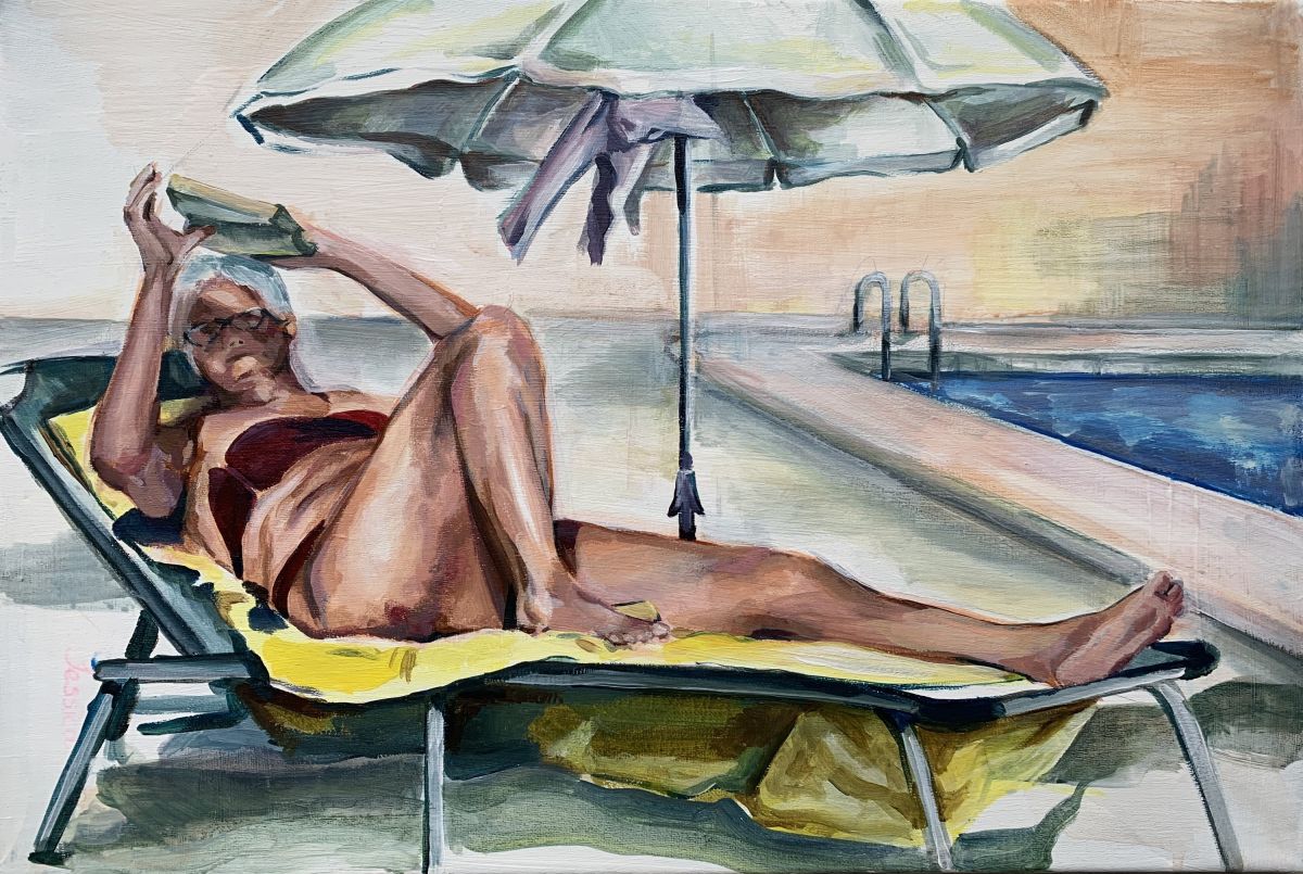 Painting 3: Untitled acrylic on canvas 60x40cm