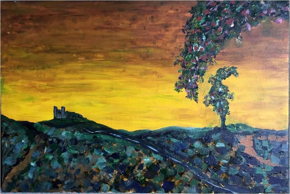 9. Darcy's Castle. (Boyne sunset)