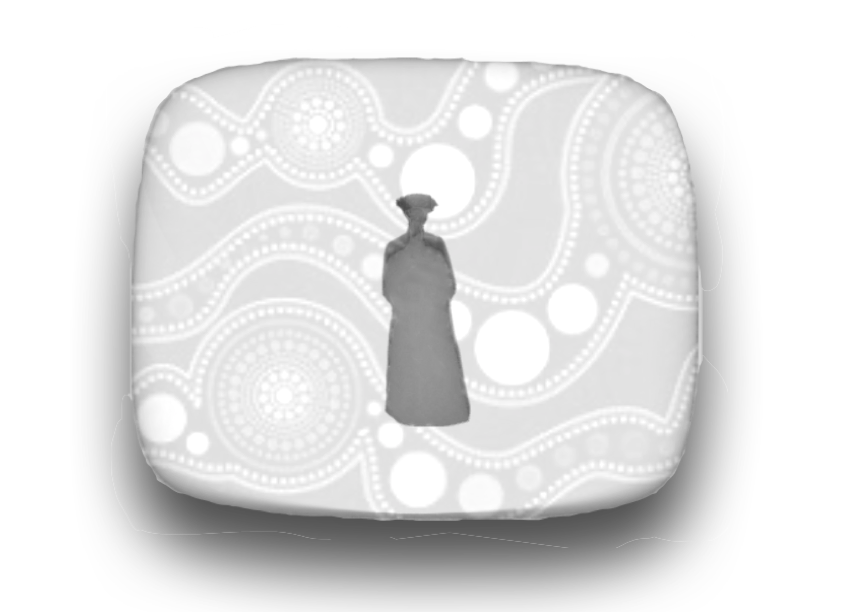 7 - Daisy Bates Brooch #2 - Sterling silver, etching.