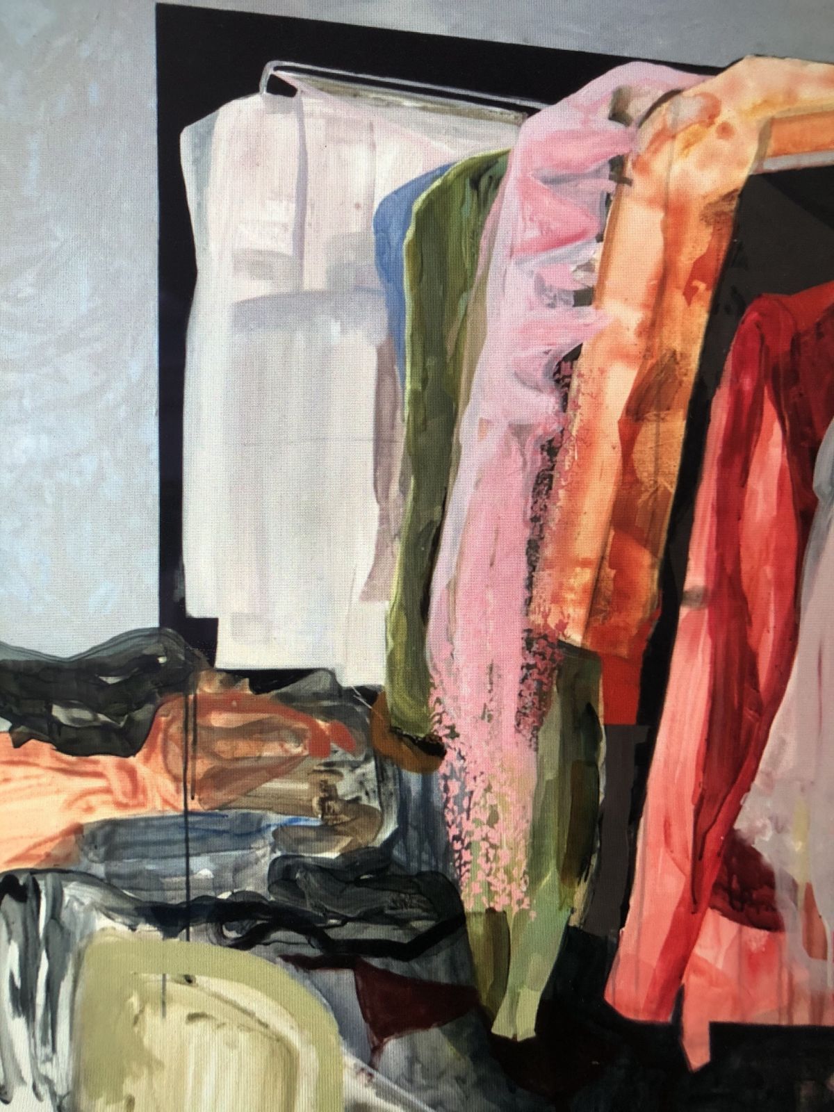 9. Hanging Around. Acrylic on linen, 1000 x 1200