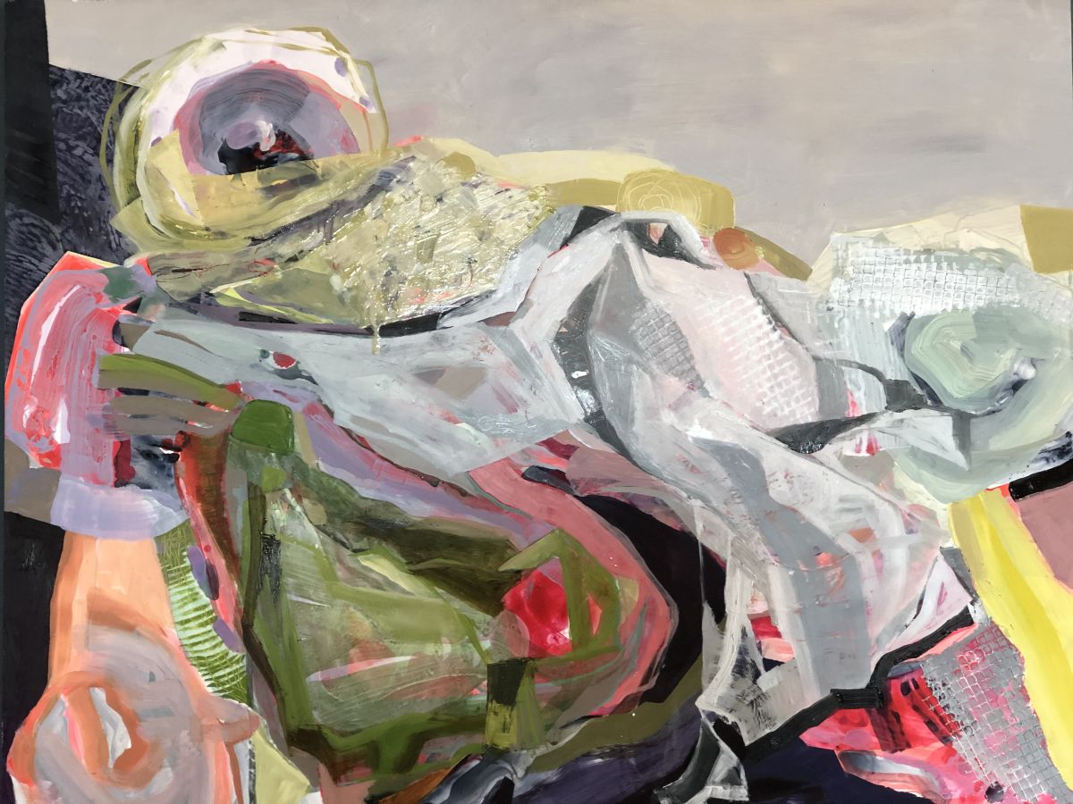 5. Get Knotted. Oil on board, 500 x 600
