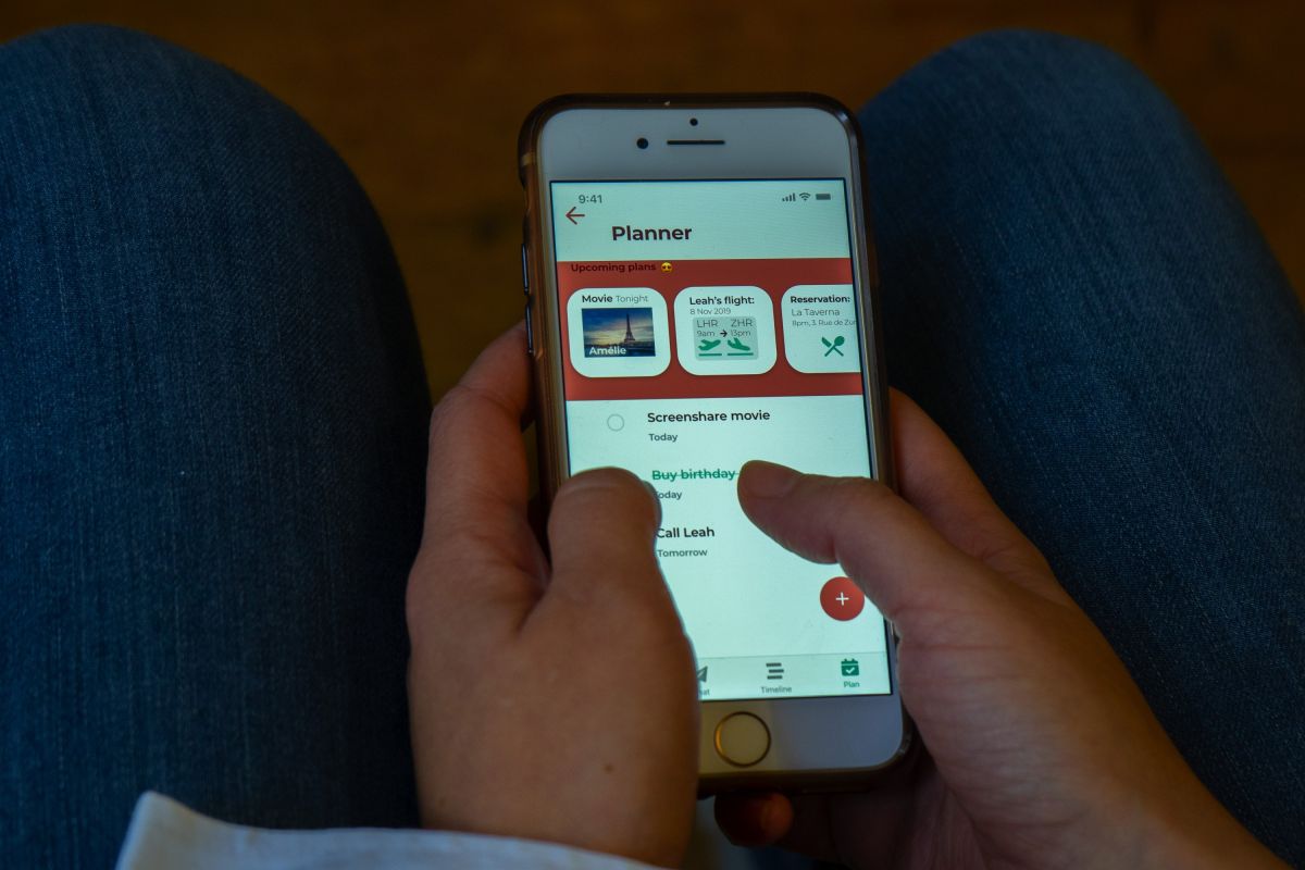 5 Hero shot of app showing diary