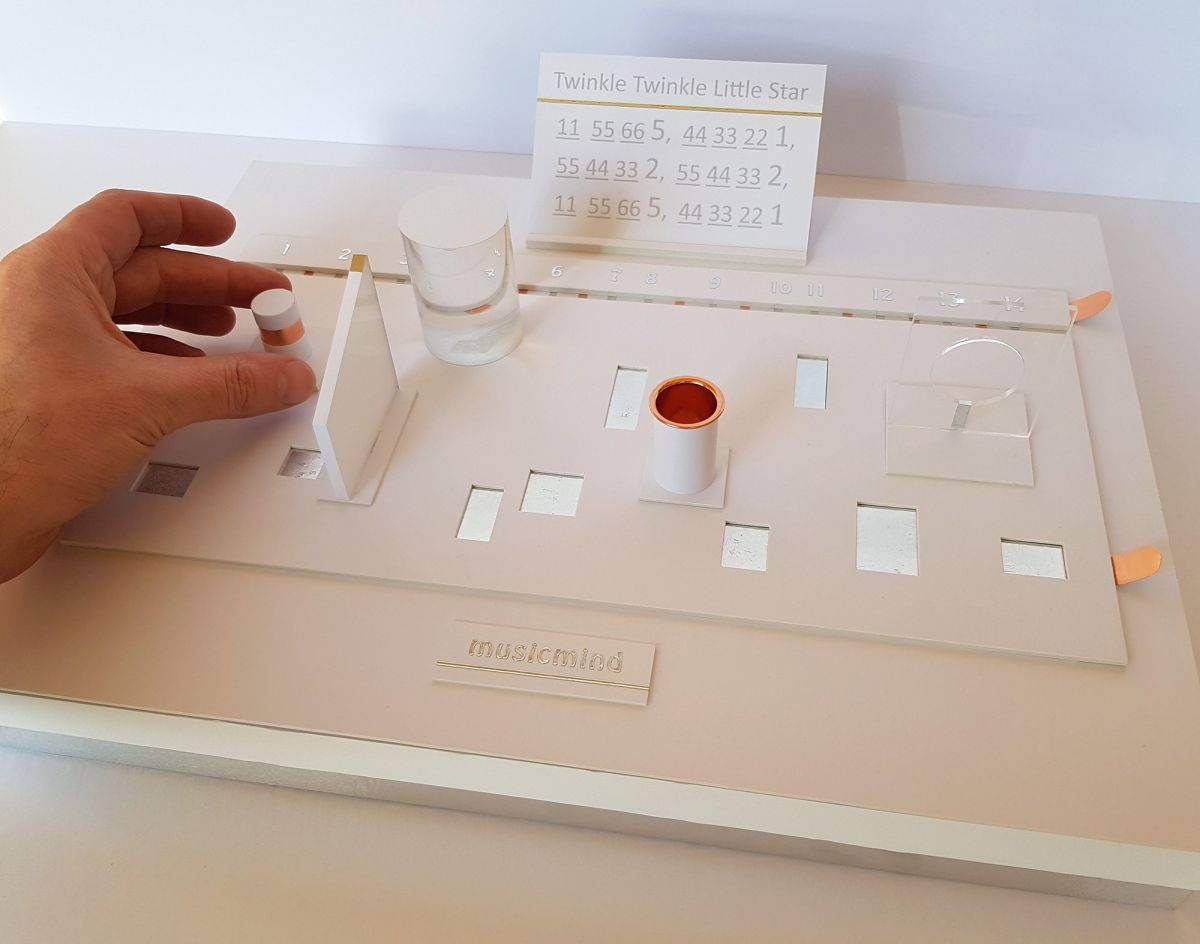 2 - MusicMind - fun musical learning device helping stroke patients recover hand-eye coordination and memory retention.