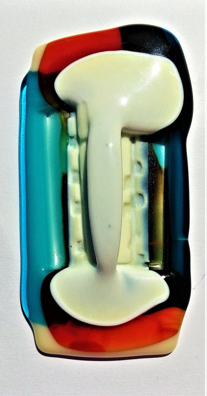 Image 5 of 10 Pressed Glass Painting photographed by Maresa Edwards