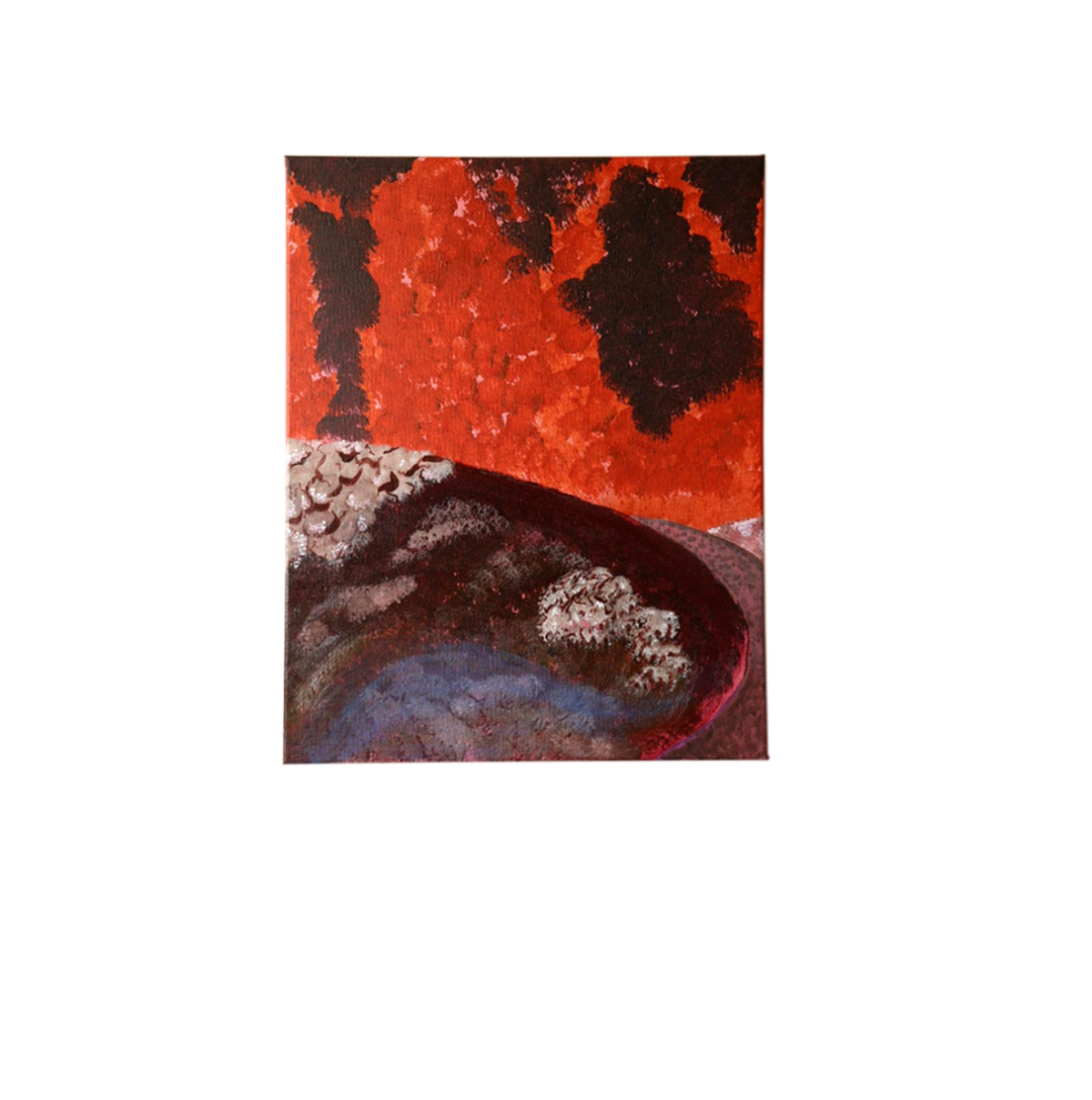 4 – Focus, Acrylic paint on canvas, 40 x 50 cm
