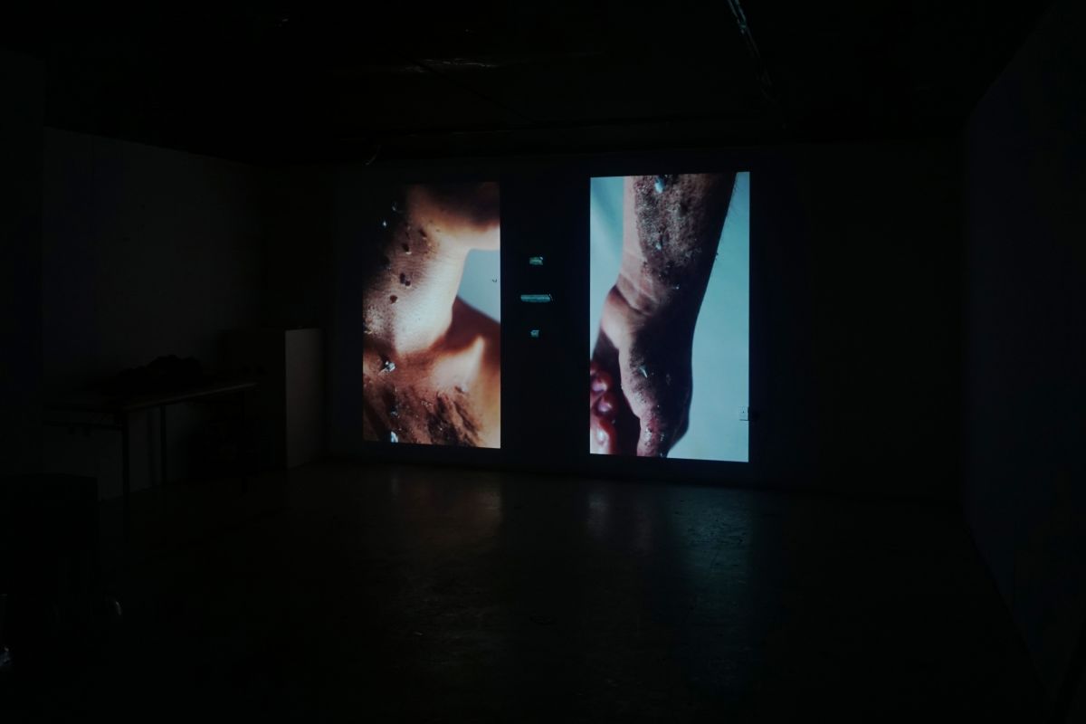 Long Exposure Images printed on Acetate, each print containing 3 images in sequence, with each image measuring 9cm by 14cm