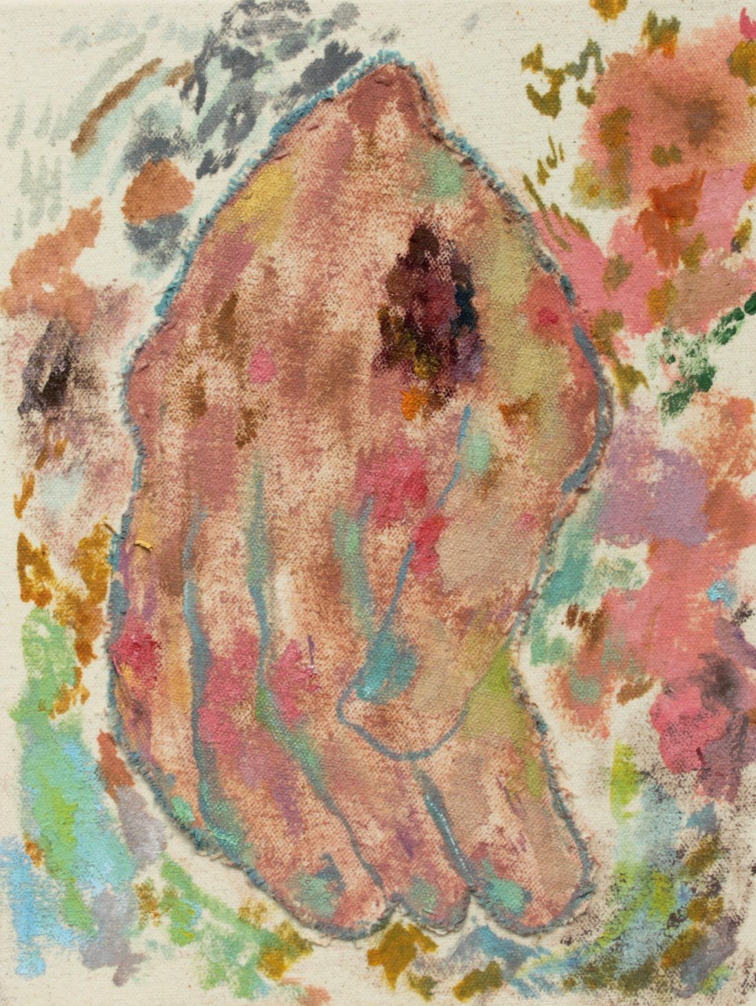 1. Your hands grew as big as trees, Oil on canvas, 18 x 24cm