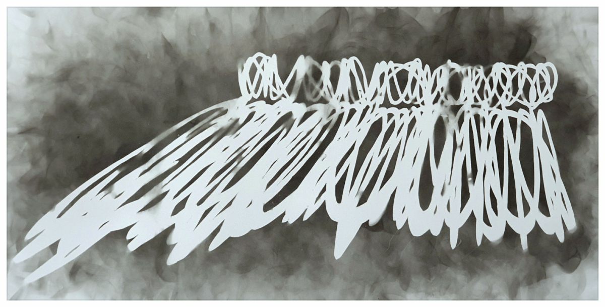 Inverse form and shadow (carbon deposits on cartridge paper)