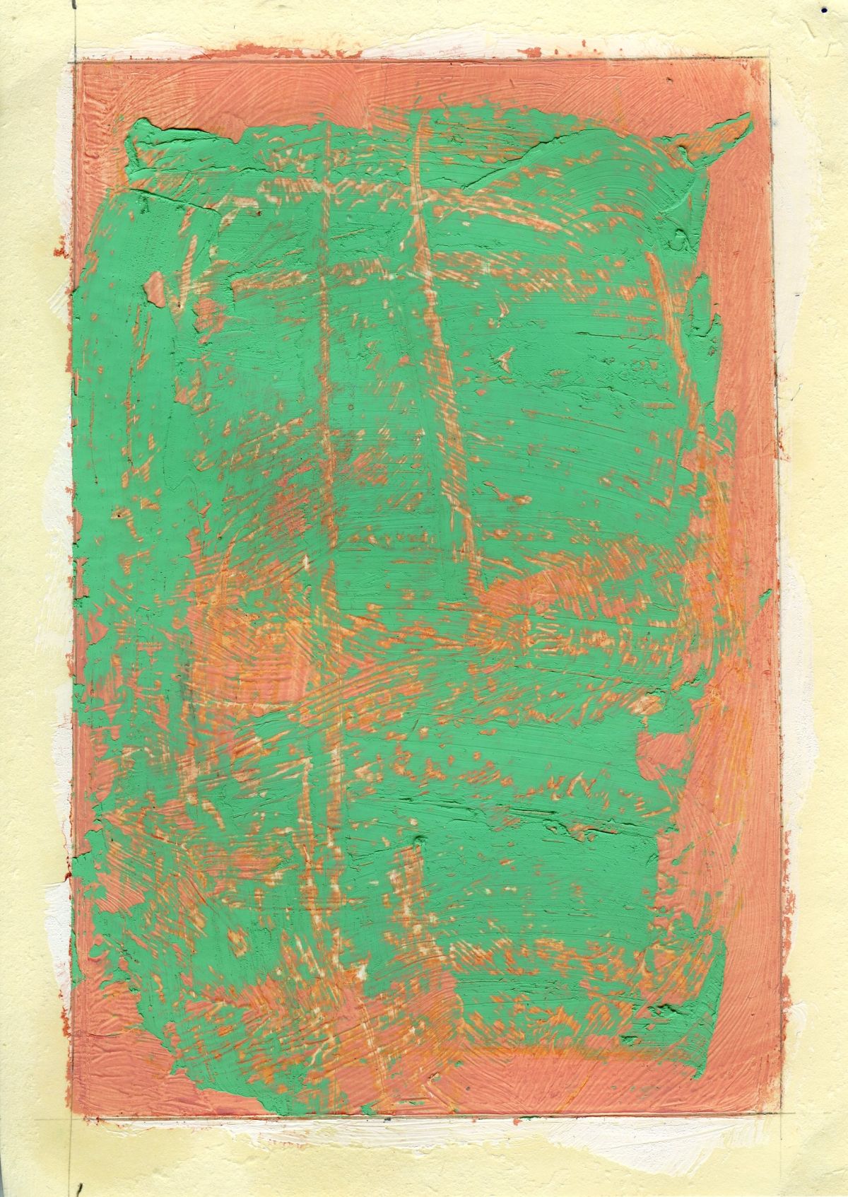 9 - Focus on painting 'October', 2019 - oil on canvas