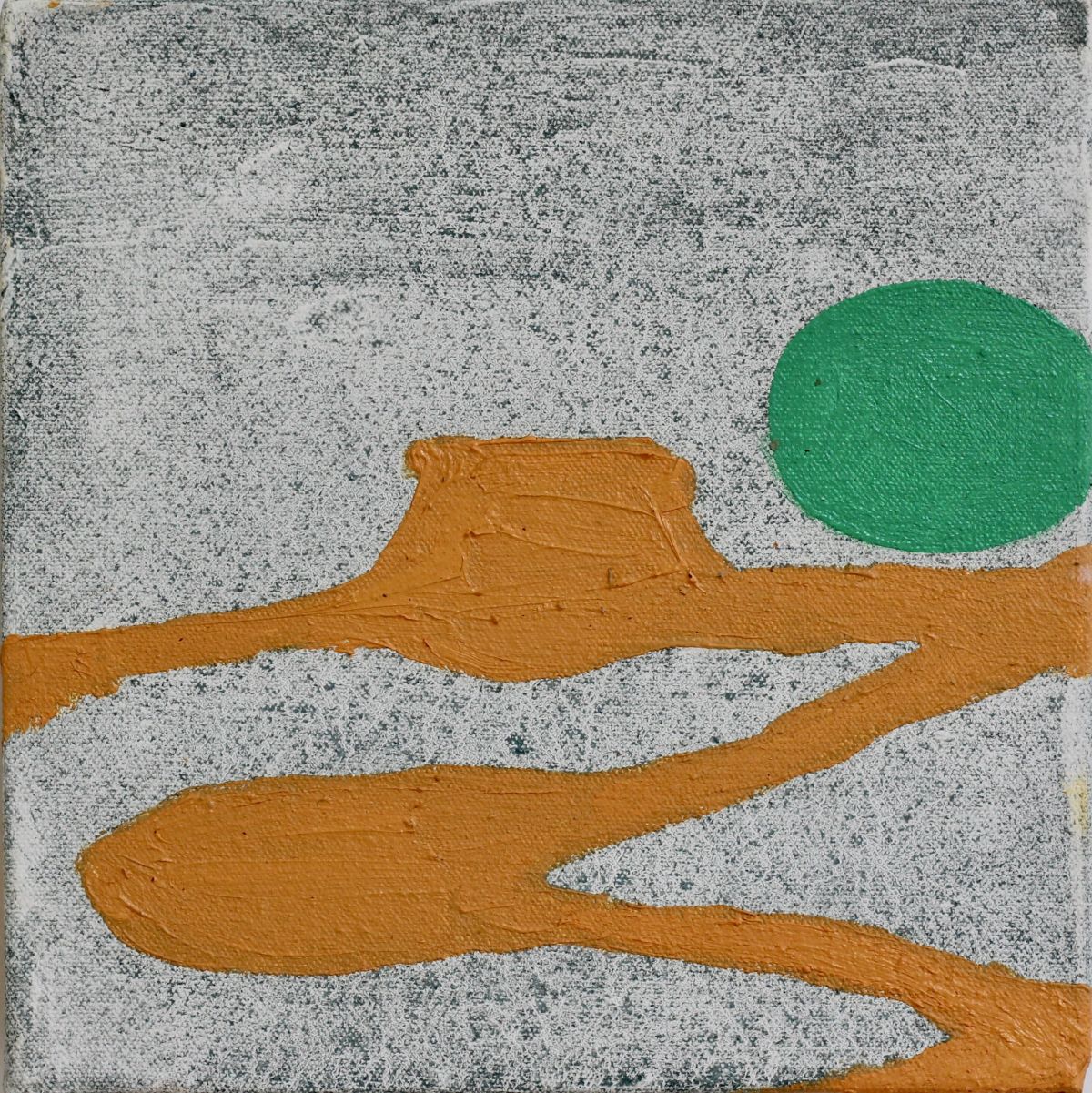 4 - 'Sandton Sky' 2020 - 19x19x5cm - Oil on canvas