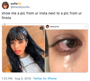 Image credit to @literallysofie on Twitter and knowyourmeme.com
