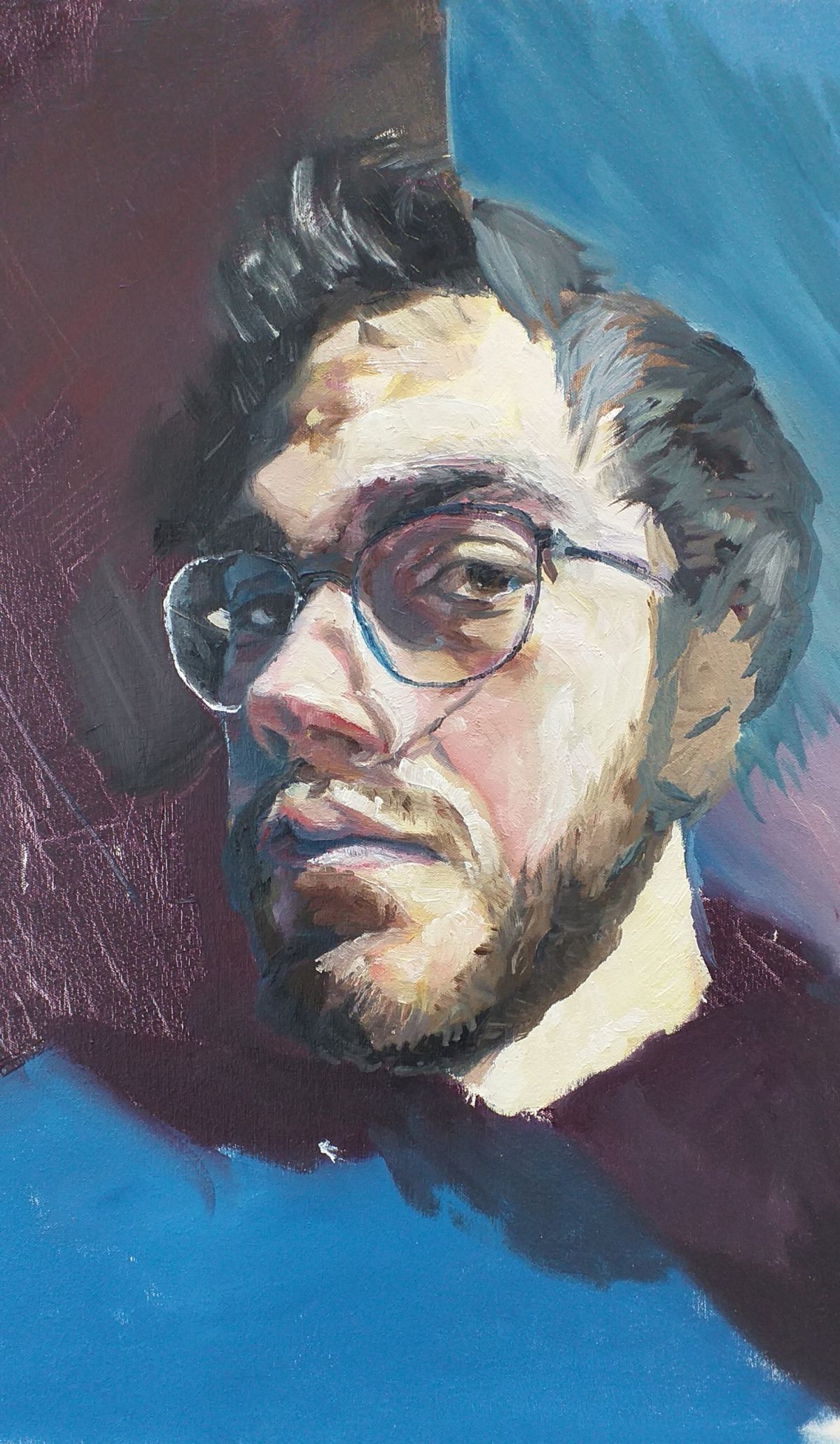 1. A depiction of the painter